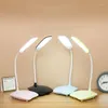 Tafellampen LED SMART Desk Lamp opvouwbaar Dimable Touch 2023 Oogbescherming USB Licht voor het leesboek Office van studentenavond