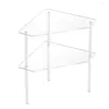 Förvaringslådor Novelhylla användbar akryl Easy Installation Figurer smycken Rack Display Organiser 2st