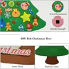 Christmas Decorations Gifts DIY Felt Tree For Kids Toys