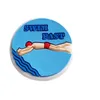 Shoe Parts Accessories Swimming Charms Pvc Cartoon Croc Decoration Buckle Clog Pins Charm Buttons Football Sports Buckles Drop Del Dhzfl