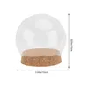 Platen 2 stks decoratieve showcase koepel cake display stand portie cloche bell jar