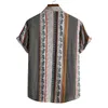 Casual shirts voor heren mode Hawaiiaans bedrukt shirt man strand voor mannen zomer zomerse mouw tropische aloha vakantievakantkleding