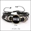 Outras pulseiras Black Lives Matter Bracelete de couro Não consigo respirar homens Mulheres charme garotas de menino Presentes de jóias Droga OT0GL