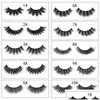 Faux Cils 1 Paire Exagéré Épais Avec Étoiles Cas 3D Naturel Mink Lash Colorf Cils Tapared Crisscross Ailé Maquillage Wholes Dhiz7