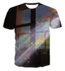 T-shirts pour hommes impression 2023 3d motif géométrique dynamique couleur été T-shirt haut respirant étourdi tendance Couple S-6xl