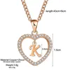 Pendant Necklaces Eun Ho Womens Jewelry Name Initials Heart Necklace 26 Letters Zircon Love Gifts The First Letter Accessories