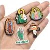 Sapato Peças Acessórios Atacado Religioso Jesus Croc Encantos Fivela Tamancos Botões Alfinetes Pulseira Pulseira Decoração Crianças Adolescentes Adty Dhptt