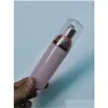 Vorratsflaschen, Gläser, 12 x 60 ml, Mini-Rosa-Kunststoff-Schaumpumpe, nachfüllbar, leere Kosmetikflasche, Wimpernreiniger, Wimpernverlängerung, Shampoo, Dhgyl