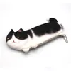 Bolsas de l￡pis ema￧￣o de desenho animado case kawaii gatos de l￡pis macios de l￡pis, l￡pis de armazenamento de armazenamento presente para crian￧as Drop de dhnrk