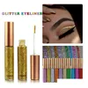 Eyeliner handaiyan 10 gekleurde vloeistof glitter voering colorf pailletten glanzende gemakkelijk te dragen make -up eyeiners drop levering gezondheid dhauz