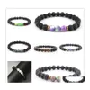 Arts and Crafts Styles Lava Stone Rainbow Bead Bransoletka DIY DIY DIY DIFUSER FOR WENT MĘŻCZYZNIE MĘŻCZYZN BINEGRY DOBRY DOSTAWOWA DOM DH5GB