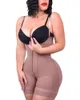 Shapers pour femmes Shapewear à trois boutons pour femmes Classeurs et Fajas Colombianas Open Bust Body BBL Post Op Supplies