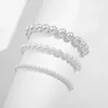 Charm Bracelets Boho Simulated Pearls Bracelet Set Fashion Gold Chain Beaded Bangles Korean Hand Accessories Jewelry For Women