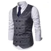 Gilet da uomo Gilet da uomo Primavera Stile europeo Moda Casual Doppiopetto