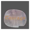 Kamień uzdrawianie kryształ reiki symbol naturalny owalny kawałek dekoracja aura strażnik pendum artware urok wróżbiarstwo