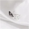 Stud Fashion Jewelry Angels And Demons Earrrings Women Cute Black Sier Earrings Drop Delivery Dhrbl