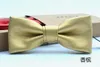 Bow Ties PU Leather Tie Wedding Business Casual Bowtie Banquet Yogon Corbatas Men Gift Accessories Groomsmen Groom Prom Daily Wear