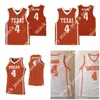 Basket Nik1 NCAA Texas Longhorns Basketball Jersey 33 Kamaka Hepa 1 Andrew Jones 2 Matt Coleman II 3 Courtney Ramey Custom Stitched