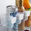 Garrafas de armazenamento 5pcs clipes de divisor de refrigerador por porta lateral ferramenta ferramenta de plástico especiarias cozinha rack de garrafa rack organizador