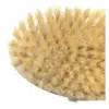 Bath Brushes Sponges Scrubbers Dry Skin Body Brush With Natural Boar Bristles Remove Dead Brushing For Men Women Drop Delivery Ho Dhxli