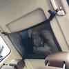 Car Organizer Mesh Drive Ceiling Storage Net Pocket Roof BagInterior Bag Trunk Cargo Decoration Auto Accessories