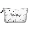 Outros suprimentos de festa de evento Bolsa de cosm￩tica da noiva impressa Decora￧￣o de dama de dama de noiva Equipe de chuveiro Bacharette Bridal Favor Favor Dro Dhzcd