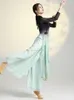 Abbigliamento da palcoscenico 2023 Danza classica Cheongsam Donna che scorre Abito in stile cinese Performance di garza Allenamento quotidiano retrò