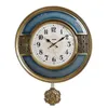 Relógios de parede Relógio europeu Design moderno Pendulum Watch Mecanismo