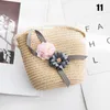 Duffel Bags Children Straw Woven Flower Girl Purse Summer Beach Handbags Shoulder Crossbody C55