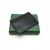 Homens homens homens creditam o titular de cart￵es altos cl￡ssico Mini Bank Small Slim Wallet WTIH Box177h