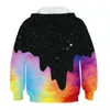 Hood's Hoodies Chood's Hoodie 2023 Starry Sky Milk Cup Digitaal printen Casual Fashion Hooded Sweatshirt