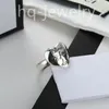 2023designer Love Screw Ring Mens Rings Cassic Design Jewery Women Titanium Stee Aoy God-pated God Sier Rose Never Fade Not