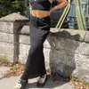 スカートシックな女性サマービーチニットペンシルスカート90年代ヴィンテージハイウエストスキニーボディーコンミディカバーアップY2Kファッションストリートウェア