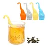 Tea Infusers Animal Infuser Cute Small Elephant Sile Strainer Coffee Loose Leaf Bag Mug Filter Diffuser Accessories Drop Delivery Ho Dhb0H