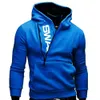 Herren Hoodies Sweatshirts Mode Herren Sport Kapuzenpullover Plus Size Slant Zipper Letter Hoodies Langarm Casual Herbst Männliche Kleidung 230114