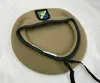 Berets Us Army Ranger Regiment Wool Beret Khaki 1star Brigadier General Rank Hat Military Store