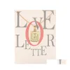 Pendentif Colliers 26 Collier de lettre initiale personnalisée avec carte Femmes Alphabet Dog Tag Chaîne en or pour dames S Bijoux de mode G OT2XV