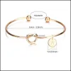 Bracelet Collier Mode 26 Lettre Initiale Sier Or Couleur Disque Colliers Alphabet Noeud Bracelets Pour Femmes Famille Lettres Jewelr Otbwb