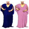 Etniska kläder Afrikanska klänningar för kvinnor Dashiki Long Maxi Dress paljetter Plus Size Abaya Ladies Traditionell Fairy Dreess