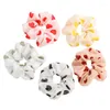 Hair Jewelry Fashion Colorful Basic Elastic Lace Bands Holder Leopard Scrunchies Headband For Girl Women Accessories