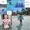 Piscina bebé chaleco salvavidas juguetes de baño niños aprendizaje natación flotabilidad Props espuma brazo banda flotante anillos brazos bandas Rafting chaleco