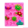 Baking Moulds Cartoon Crown Bow Tie Sile Fondant Cake Mold Cupcake Jelly Candy Chocolate Decoration Tool Mods Drop Delivery Home Gar Dhwyv