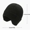 Berets Unisex Outdoor Cycling Fleece Ear Protection Beanie Cap Liner Winter Warm Windproof Sports Running Skiing Knitting Hat