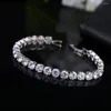 Bracelets à maillons Bracelet de Tennis mode cristal Joyas 6 couleurs zircon cubique Bracelet chaîne brin pour femmes Pulseira Bijoux