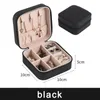 Lagringslådor 2023 Jewelry Organizer Display Travel Case Portable Box Leather Earring Holder
