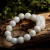 Bracelets de charme Jade natural Brave Bracelet Homens e mulheres amantes