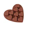 Baking Moulds Heart Shaped Soap Mold 10Cavity Sile Chocolate Candy Mod Making Supplies Cake Bakeware Decoration Tool Drop Delivery H Dhkik