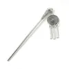 Hair Jewelry Gypsy Vintage Silver Women Sticks Hairpins Long Tassels Bohemia Female Chopsticks Gift