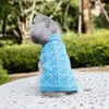 Hundekleidung Haustier Pullover Winterkleidung Jacke für kleine Hunde warmer Pullovermantel -Outfit Katzen weich gestrickt