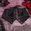 Cinture Vita creativa Cincher Corsetto Paillettes Match Abbigliamento Lace Up Dark Style Lady Bustier